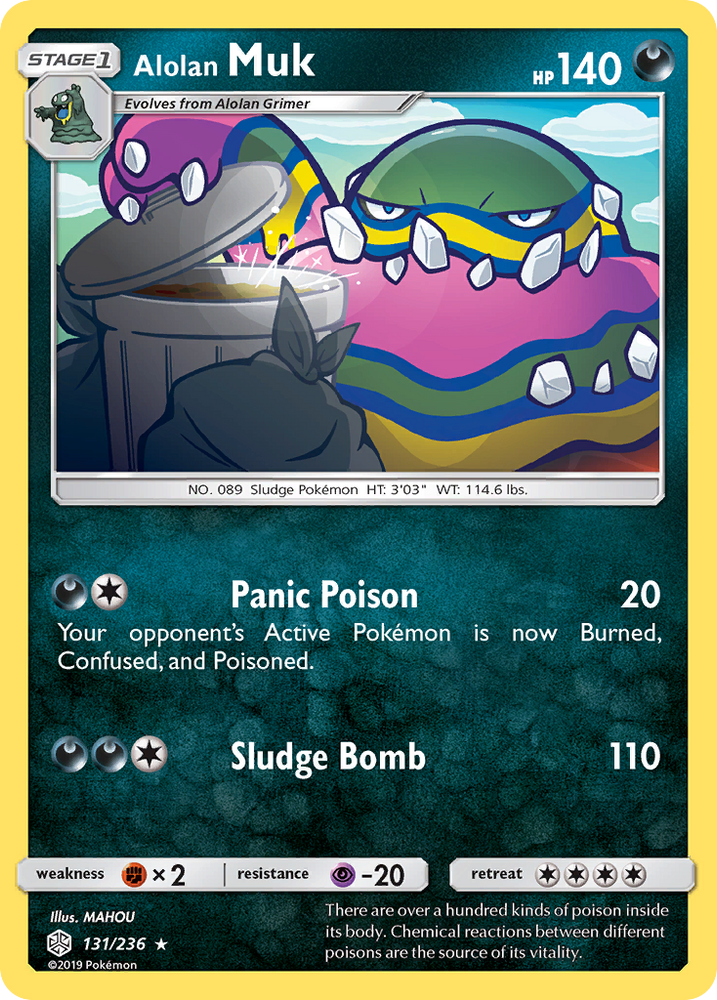 Alolan Muk (131/236) [Sun & Moon: Cosmic Eclipse]