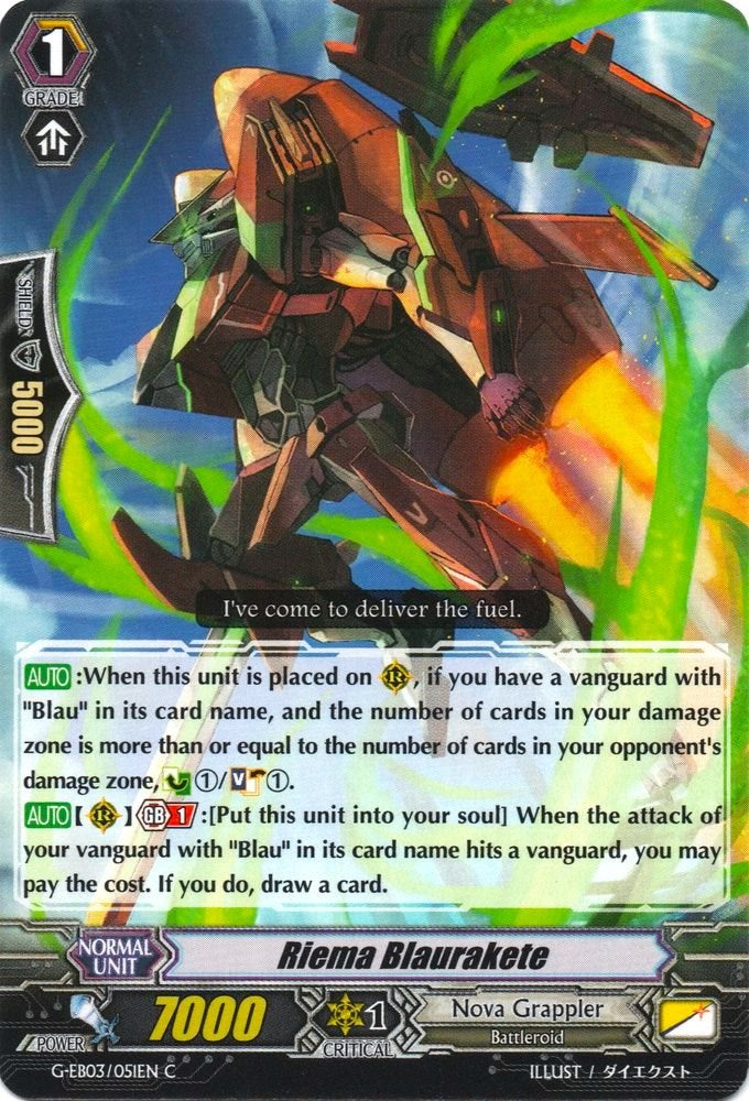 RIema Blaurakete (G-EB03/051EN) [The GALAXY STAR GATE]
