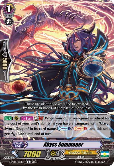 Abyss Summoner (D-PV01/180EN) [History Collection]