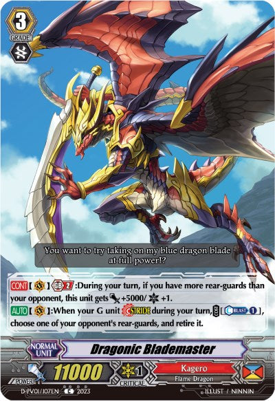 Dragonic Blademaster (D-PV01/107EN) [History Collection]