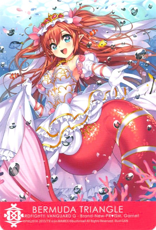 Bermuda Triangle - Brand-New-PRISM, Garnet (G-CB03/C09EN) [Clan Cards]