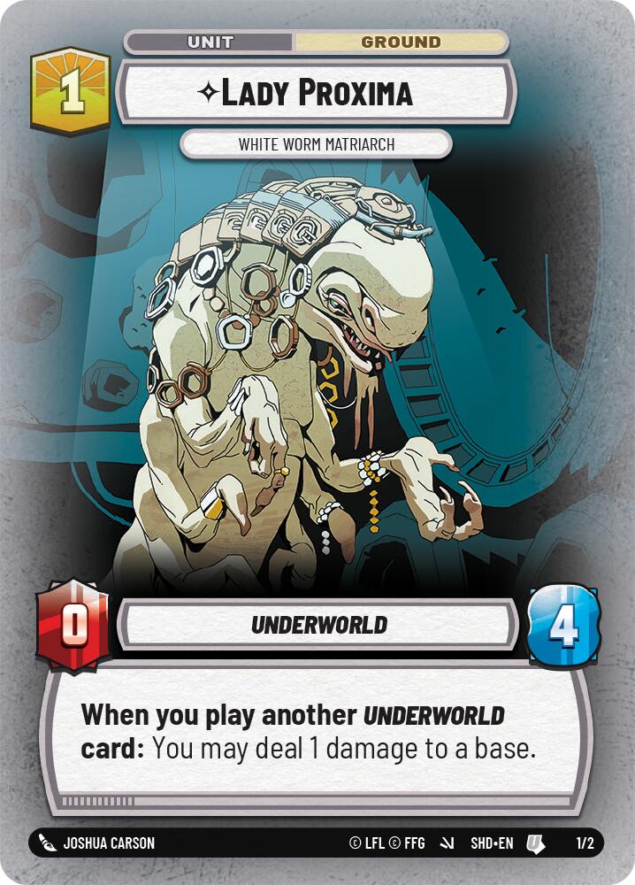 Lady Proxima - White Worm Matriarch (1/2) (1/2) [Store Showdown Promos]