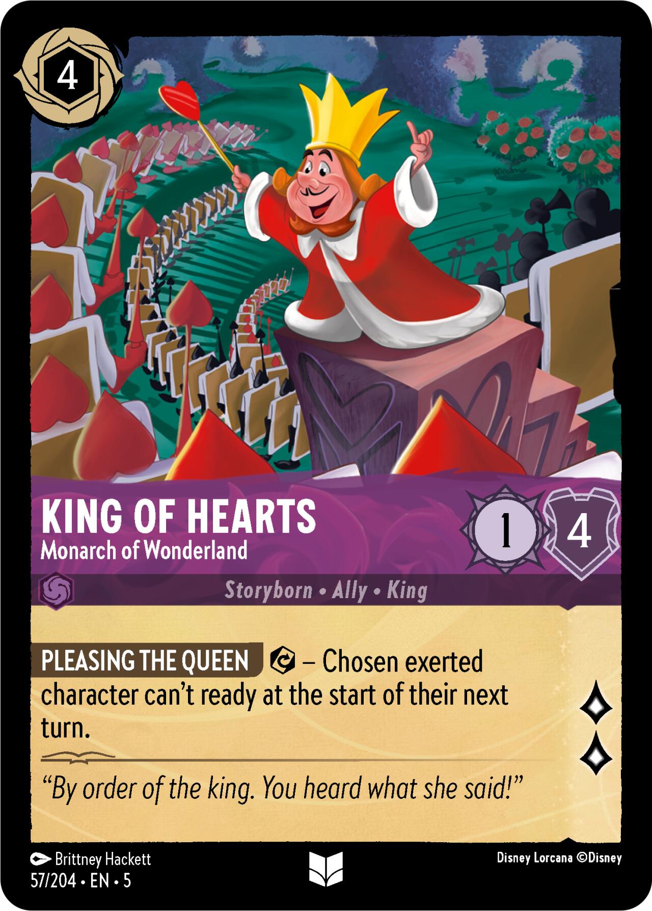 King of Hearts - Monarch of Wonderland (57/204) [Shimmering Skies]