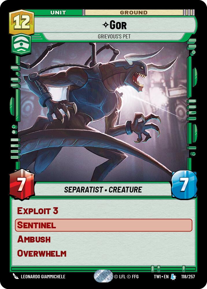 Gor - Grievous's Pet (118/257) (118/257) [Twilight of the Republic]
