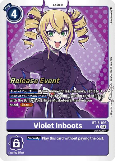 Violet Inboots [BT18-093] [Release Special Booster Ver.2.0 Promos]