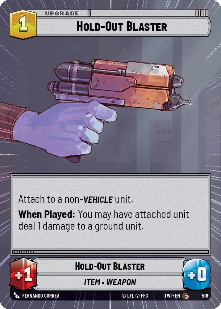 Hold-Out Blaster (516) (Hyperspace) (516) [Twilight of the Republic]
