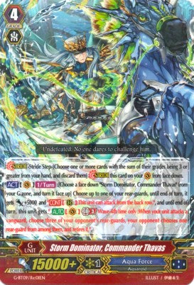 Storm Dominator, Commander Thavas (G-BT09/Re:01EN) [Divine Dragon Caper]