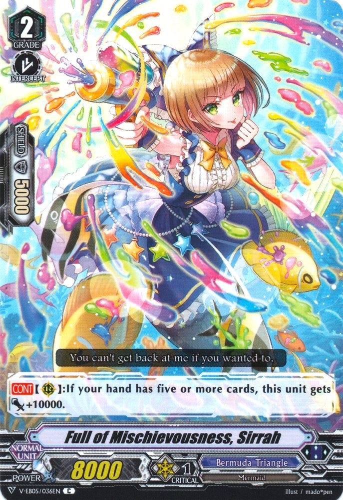 Full of Mischievousness, Sirrah (V-EB05/036EN) [Primary Melody]