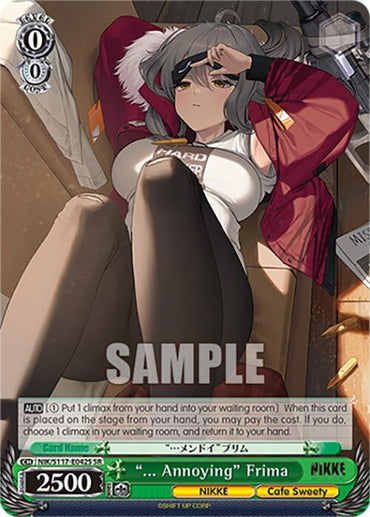 "... Annoying" Frima (NIK/S117-E042S SR) [GODDESS OF VICTORY: NIKKE]