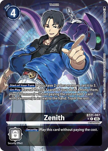Zenith [BT21-087] (Alternate Art) [World Convergence]