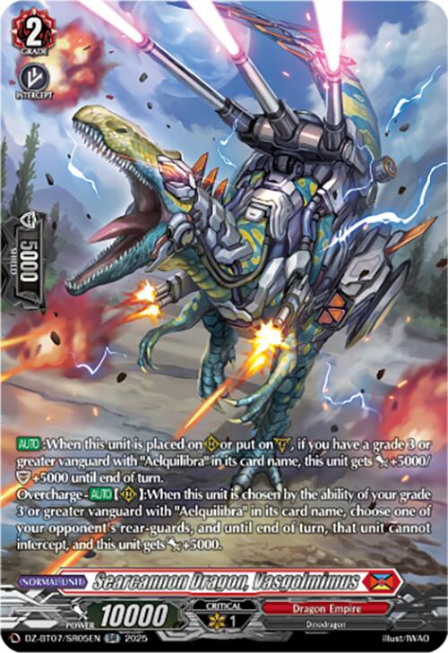 Searcannon Dragon, Vasgolmimus (DZ-BT07/SR05EN) [Moon Fangs & Cerulean Blaze]