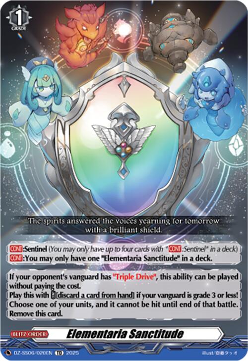 Elementaria Sanctitude (DZ-SS06/020EN) [Master Deckset -Urara Haneyama-]