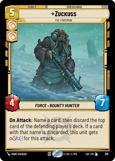 Zuckuss - The Findsman (706) (Foil) (706) [Legends of the Force]