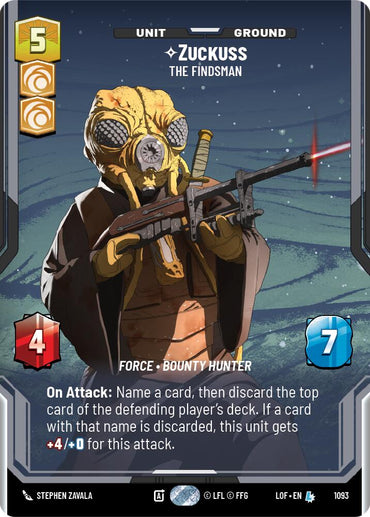 Zuckuss - The Findsman (1093) (Prestige Foil) (1093) [Legends of the Force]