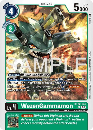 WezenGammamon [BT22-045] [Cyber Eden]