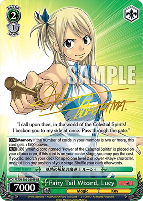 Fairy Tail Wizard, Lucy (FT/EN-S02-029SP SP RE) [Fairy Tail Chronicle Set]