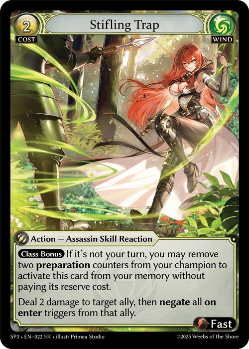 Stifling Trap (022) [Supporter Pack 3]