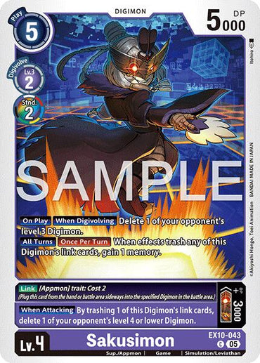 Sakusimon [EX10-043] [Sinister Order]