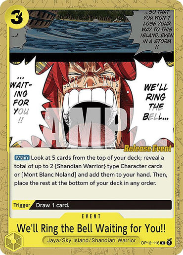 We'll Ring the Bell Waiting for You!! [Legacy of the Master Release Event Cards]