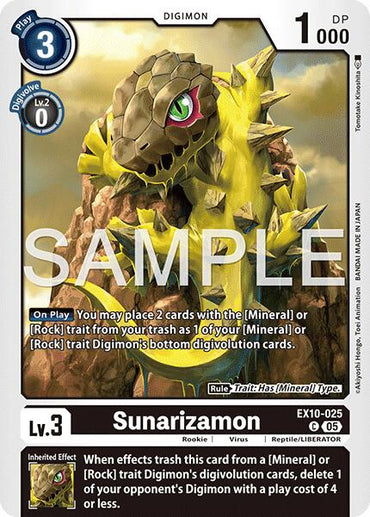Sunarizamon [EX10-025] [Sinister Order]
