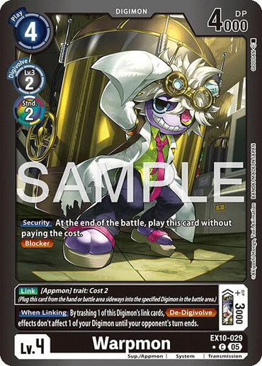 Warpmon [EX10-029] (Limited Foil) [Sinister Order]