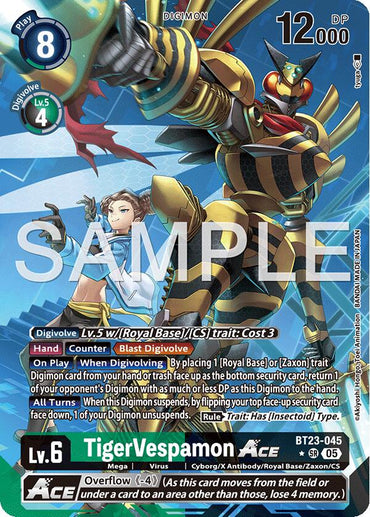 TigerVespamon ACE [BT23-045] (Alternate Art) [Hackers' Slumber]