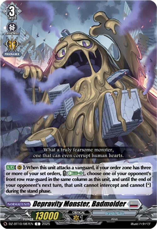 Depravity Monster, Badmolder (DZ-BT10/087EN) [Dragonsoul Resonance]