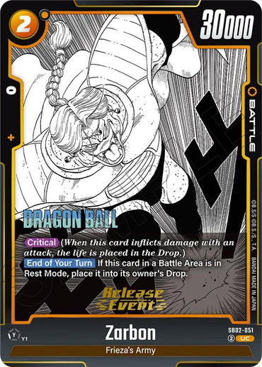 Zarbon (SB02-051) [Manga Booster 02 Release Event Cards]