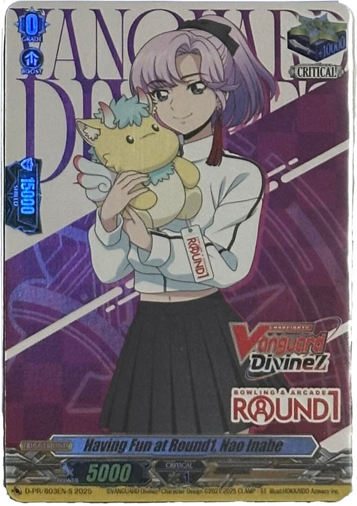 Having Fun at Round1, Nao Inabe (Foil) (D-PR/803EN-S) [D Promo Cards]
