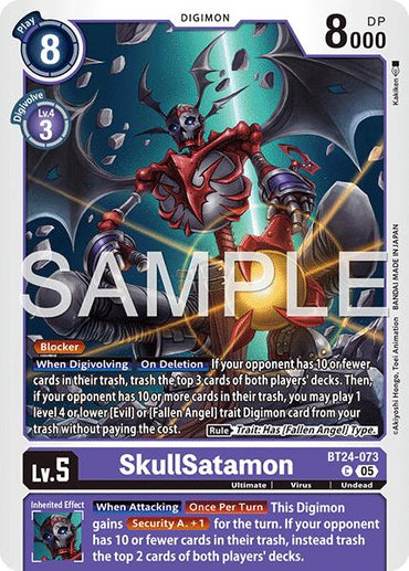 SkullSatamon [BT24-073] [Time Stranger]