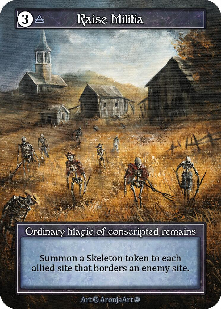 Raise Militia (Foil) [Gothic]