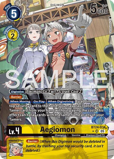 Aegiomon [BT24-034] (Alternate Art) [Time Stranger]