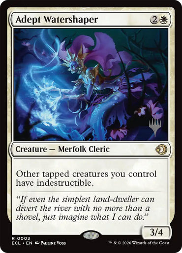 Adept Watershaper [Lorwyn Eclipsed Promos]