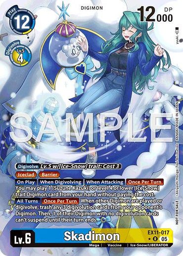 Skadimon [EX11-017] (Alternate Art) (Box Topper) [Dawn of Liberator]