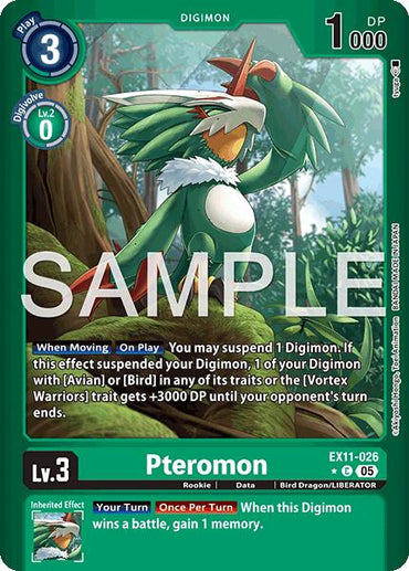 Pteromon [EX11-026] (Limited Foil) [Dawn of Liberator]