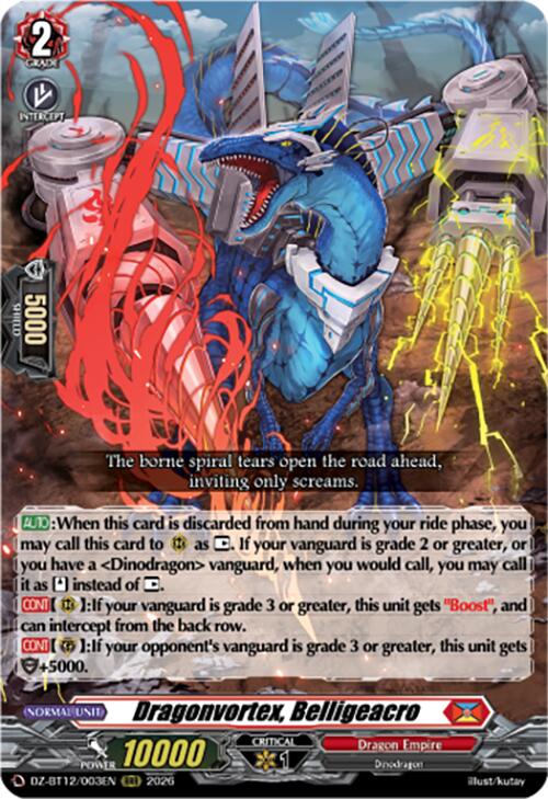 Dragonvortex, Belligeacro (DZ-BT12/003EN) [Chasm of Lost Souls]