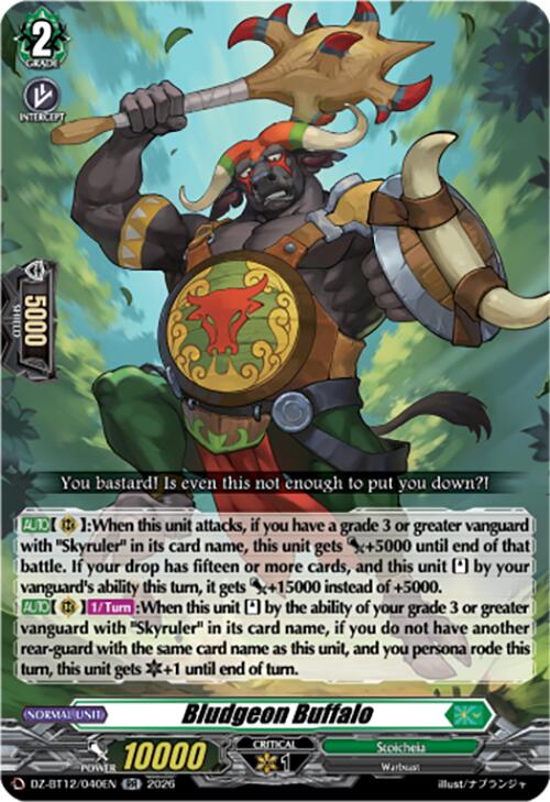 Bludgeon Buffalo (DZ-BT12/040EN) [Chasm of Lost Souls]