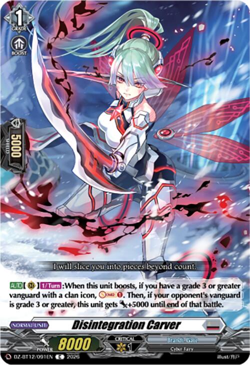 Disintegration Carver (DZ-BT12/091EN) [Chasm of Lost Souls]