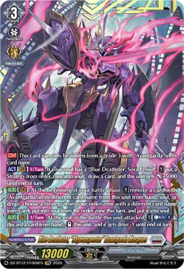 Blue Deathster, "Skyrenspecter" Avantgarda Masques (DZ-BT12/FFR09EN) [Chasm of Lost Souls]