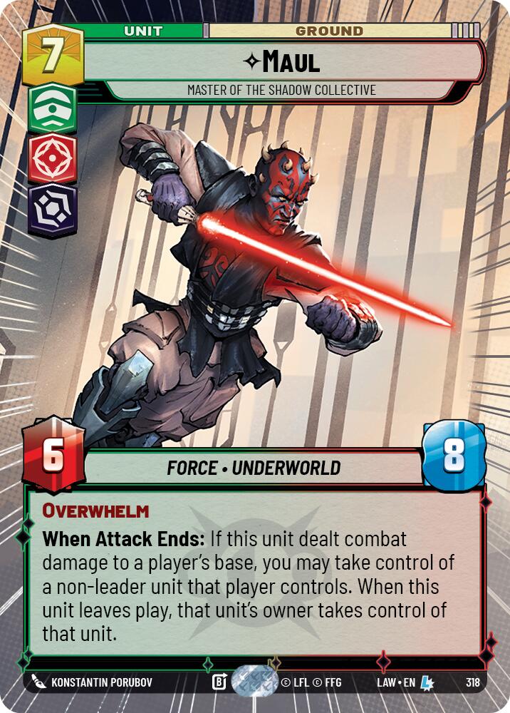 Maul - Master of the Shadow Collective (318) (Hyperspace) (318) [A Lawless Time]