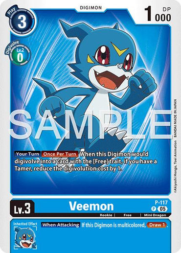 Veemon [P-117] - P-117 (Reprint) [Advanced Booster Digimon Generation]