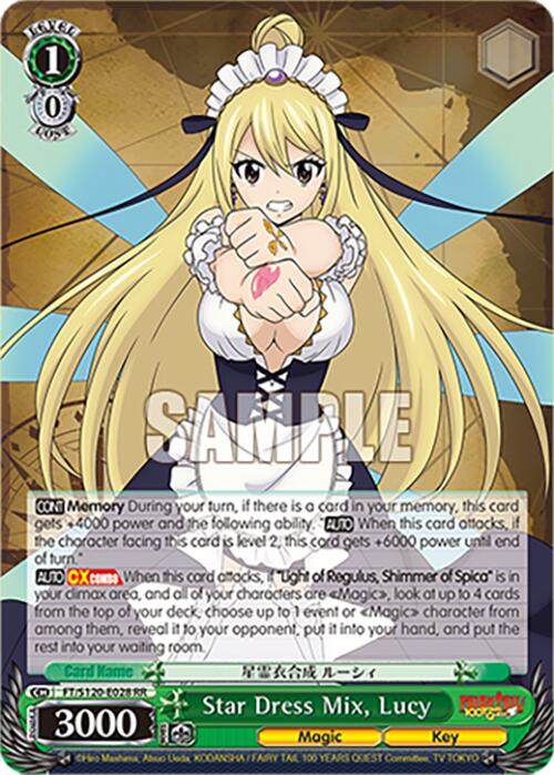 Star Dress Mix, Lucy (FT/S120-E028 RR) [FAIRY TAIL 100 YEARS QUEST]