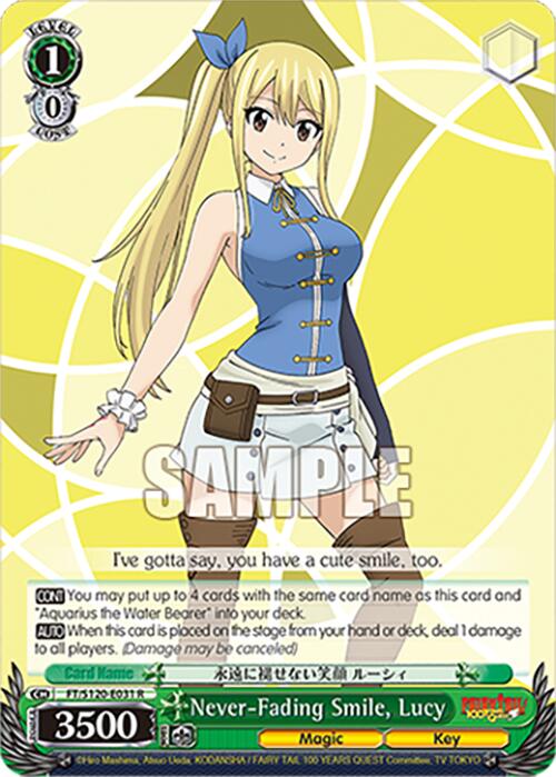 Never-Fading Smile, Lucy (FT/S120-E031 R) [FAIRY TAIL 100 YEARS QUEST]