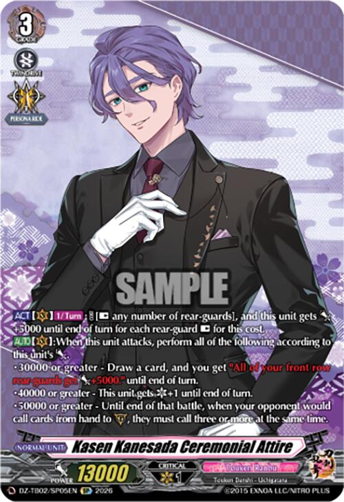Kasen Kanesada Ceremonial Attire (DZ-TB02/SP05EN) [Touken Ranbu: ONLINE 2026]