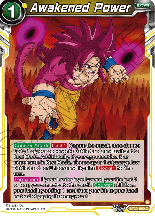 Awakened Power (BT30-080) [Three Glorious Fighters]