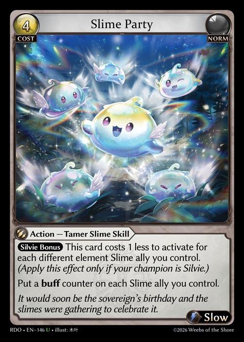 Slime Party (Curio Foil) (146) [Radiant Origins]