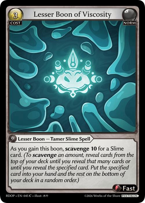Lesser Boon of Viscosity (45) [Radiant Origins: Pantheon]