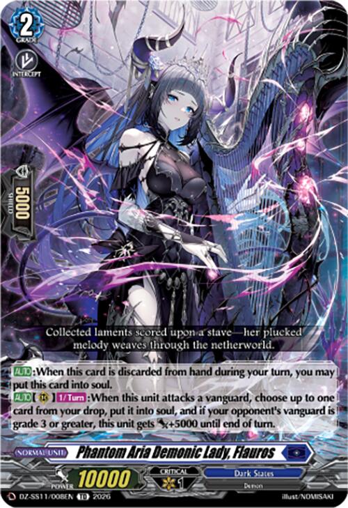 Phantom Aria Demonic Lady, Flauros (DZ-SS11/008EN) [Master Deckset -Hikari Myodo-]