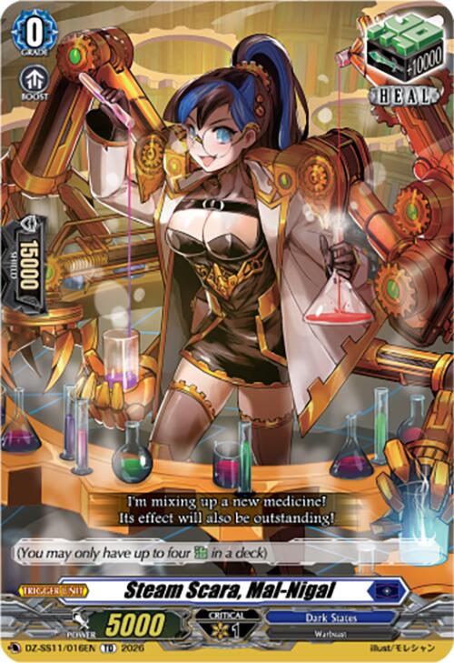 Steam Scara, Mal-Nigal (DZ-SS11/016EN) [Master Deckset -Hikari Myodo-]