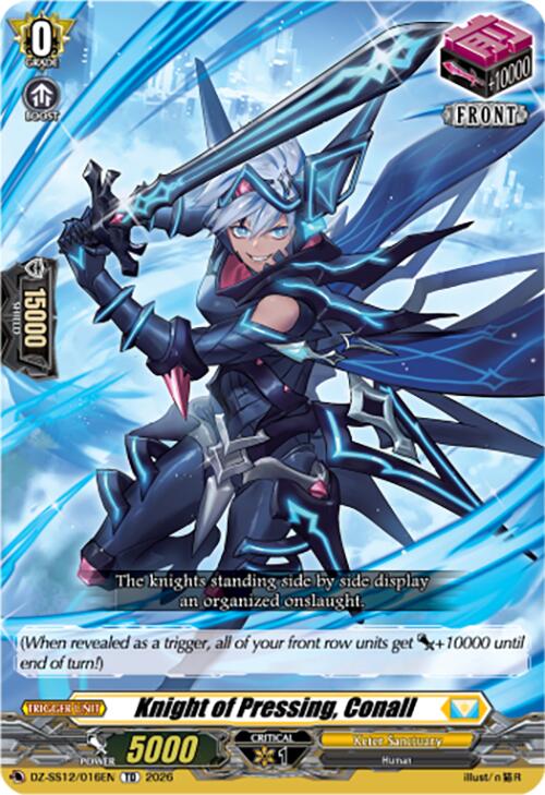 Knight of Pressing, Conall (DZ-SS12/016EN) [Master Deckset -Erika Myojo-]